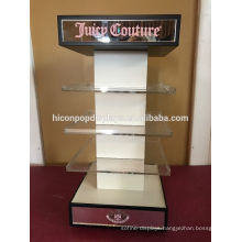 Spinning With Mirror Custom Cosmetics Store Or Eyewear Wholesale Shop Acrylic Tabletop Display Rack